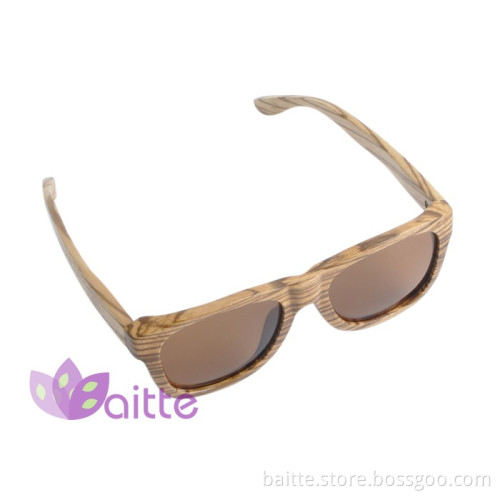 wood framed fashion sunglasses zebra wood sunglasses